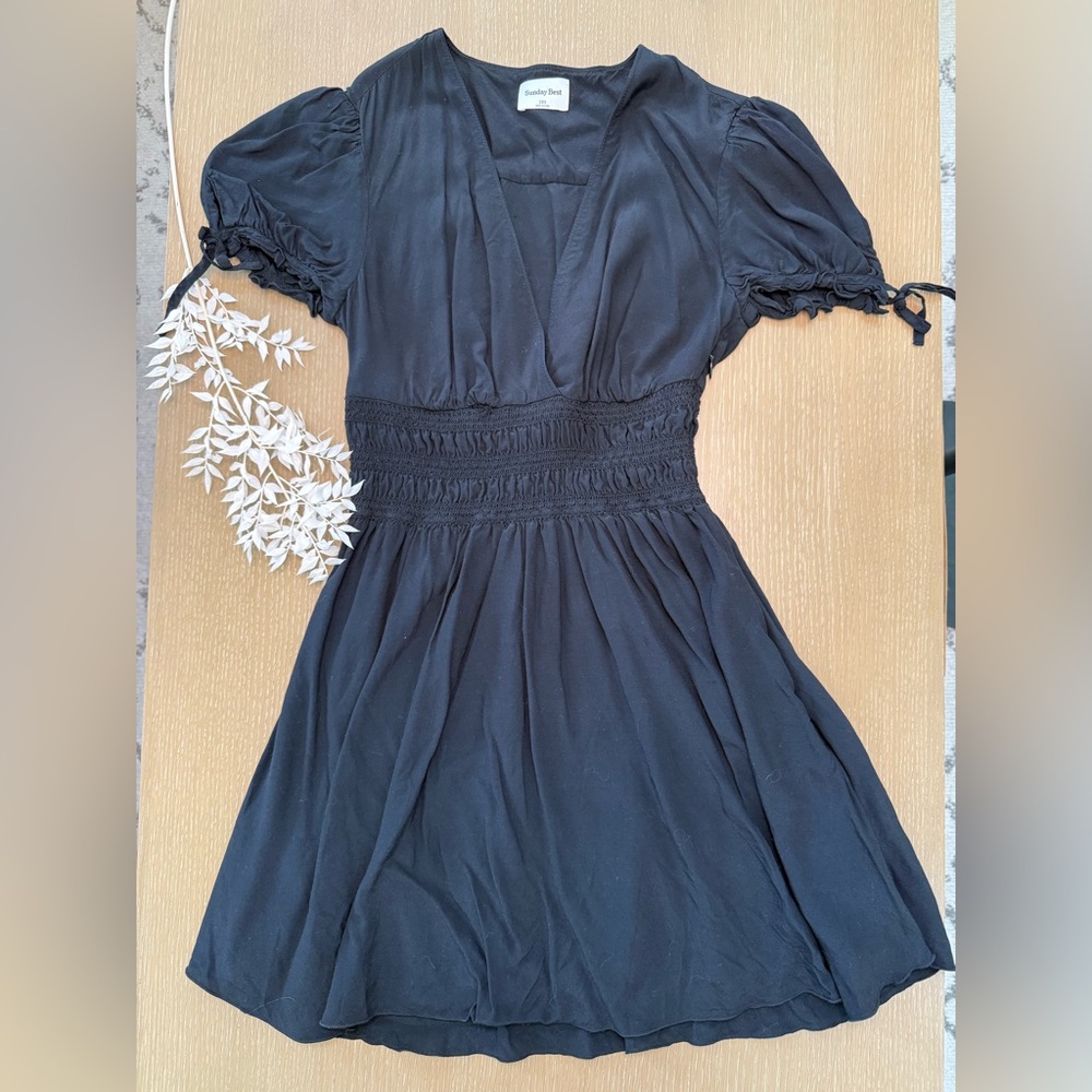 Sunday Best Black Mini Dress
